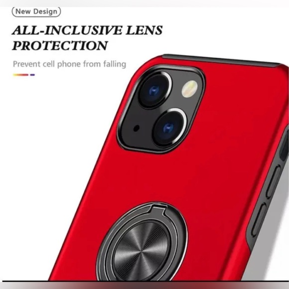 For iPhone All iPhone Pro Case Ring Stand + Lens Protector - Picture 10 of 13